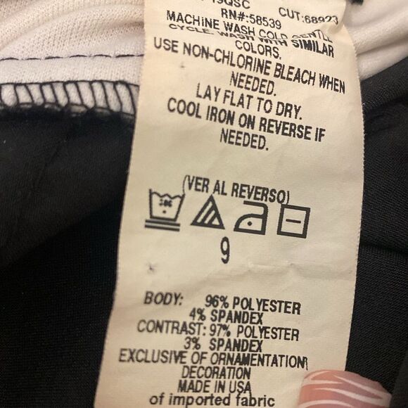 Vintage Zebra Strapless Tulip Dress with Green Bow Size 9 - Picture 8 of 10